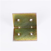 鎳色鐵角碼，家具鐵角碼60*40*40*2.0